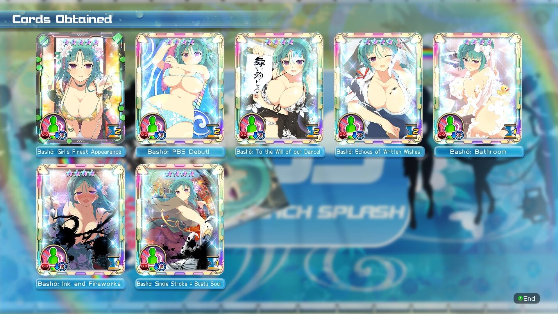 Screenshot for Senran Kagura: Peach Beach Splash - Basho Character Pack