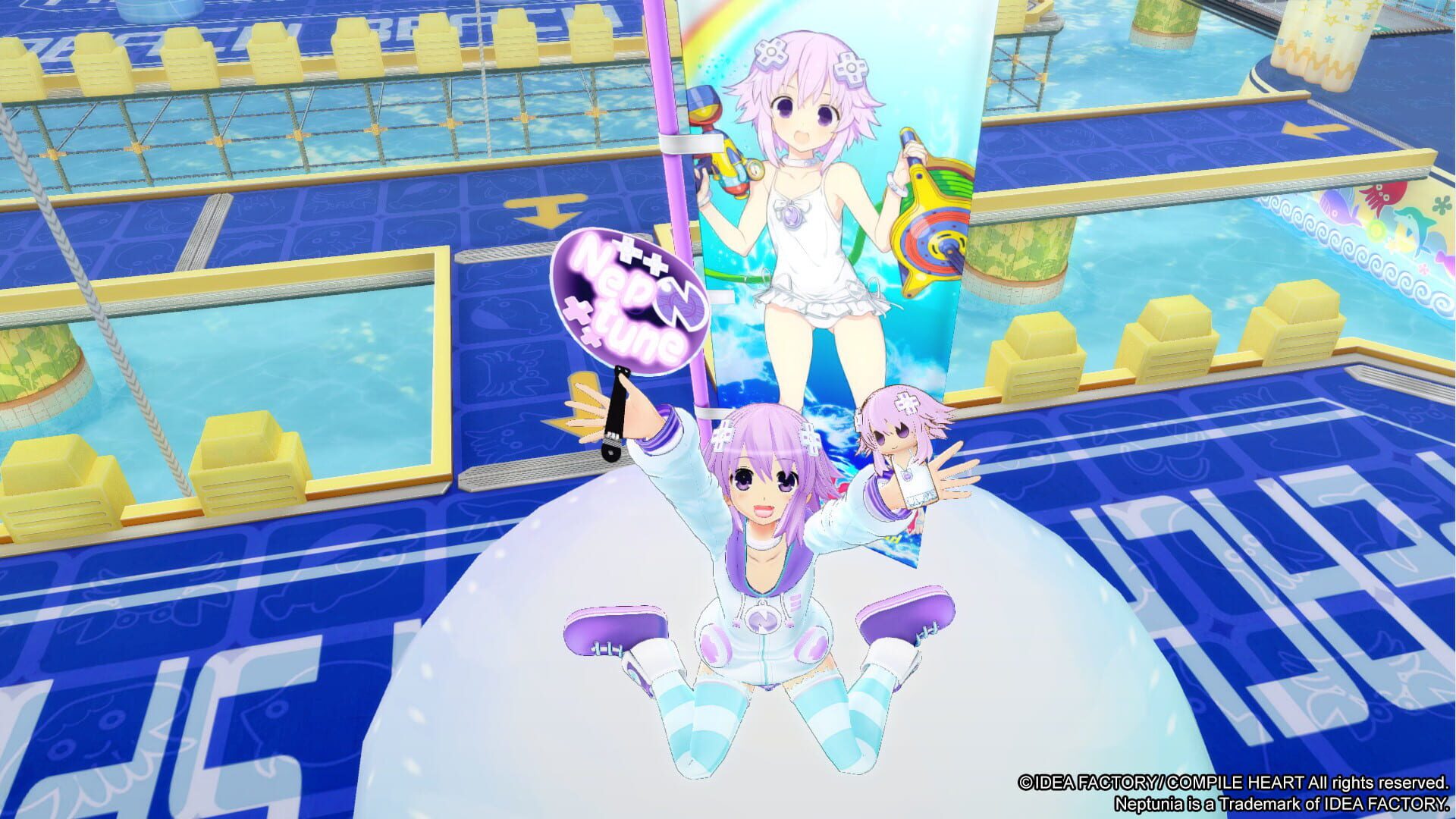 Screenshot for Senran Kagura: Peach Beach Splash - Neptune Character Pack