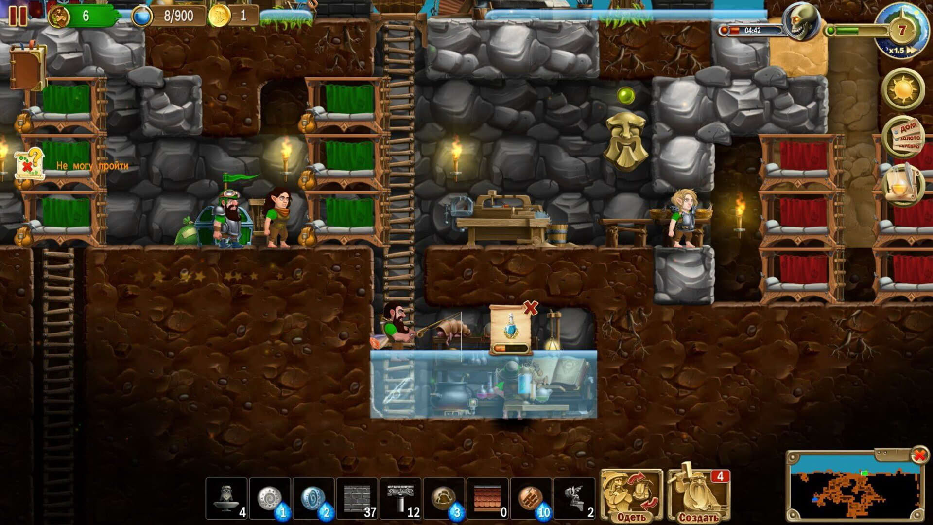 Screenshot for Craft the World: Dig with Friends
