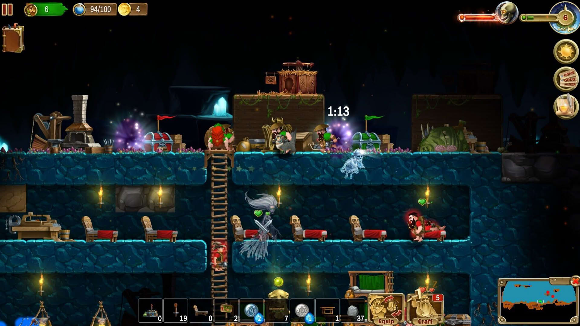 Screenshot for Craft the World: Dig with Friends
