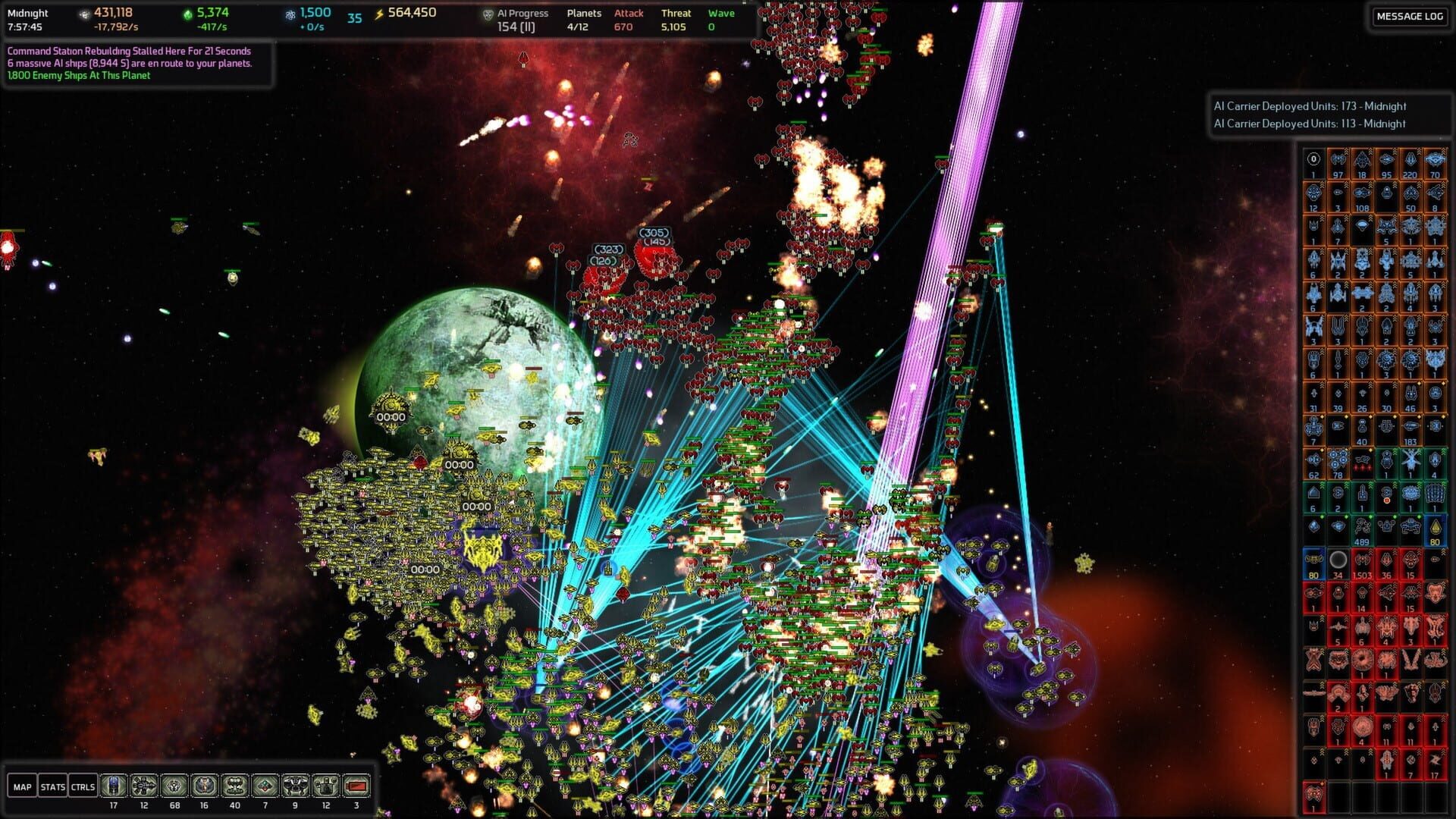 Screenshot for AI War: Vengeance of the Machine