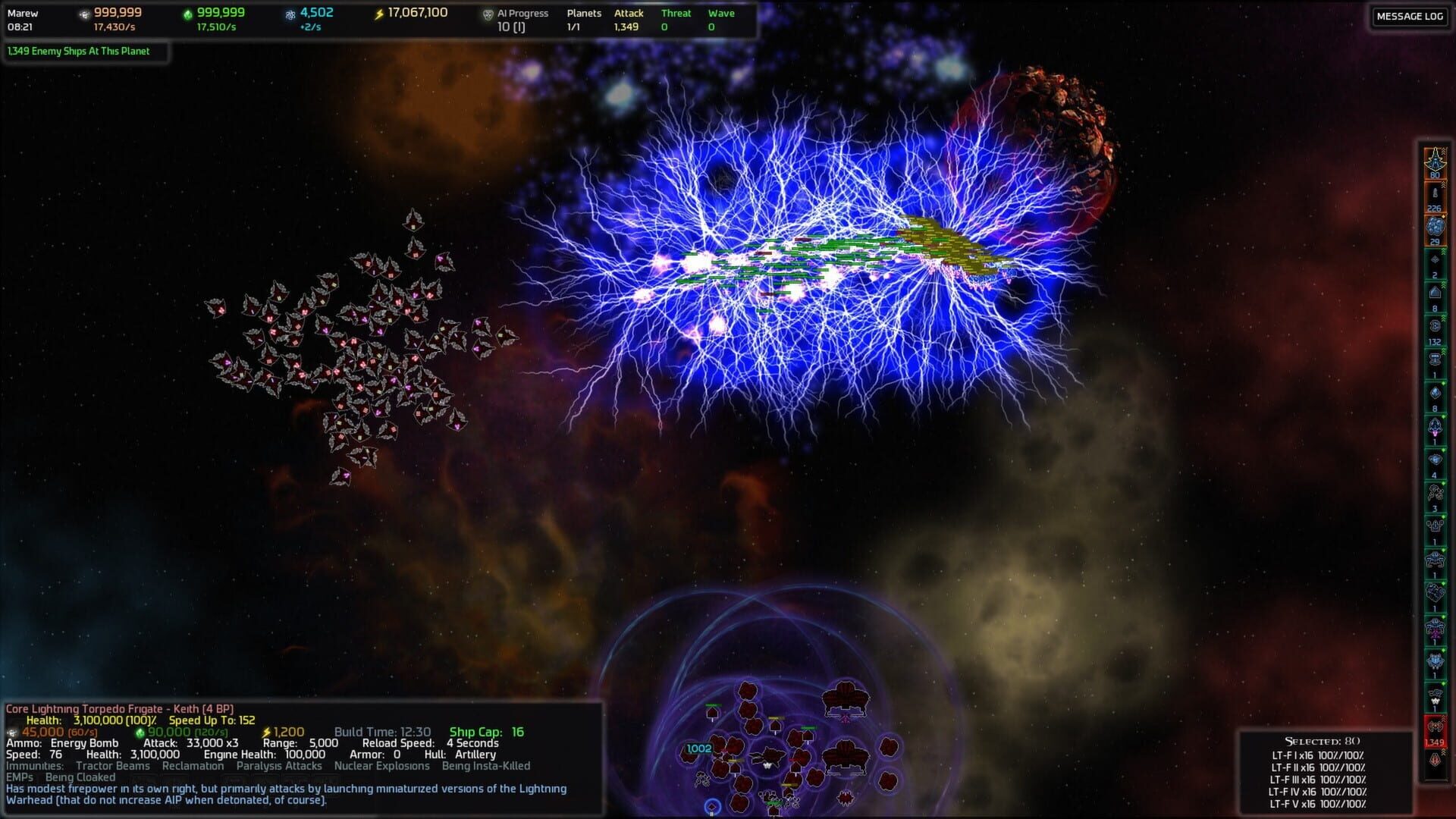 Screenshot for AI War: Vengeance of the Machine