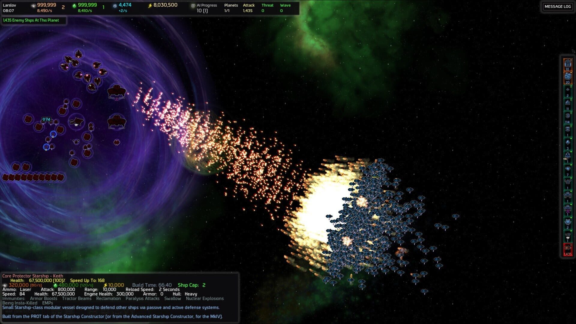 Screenshot for AI War: Vengeance of the Machine