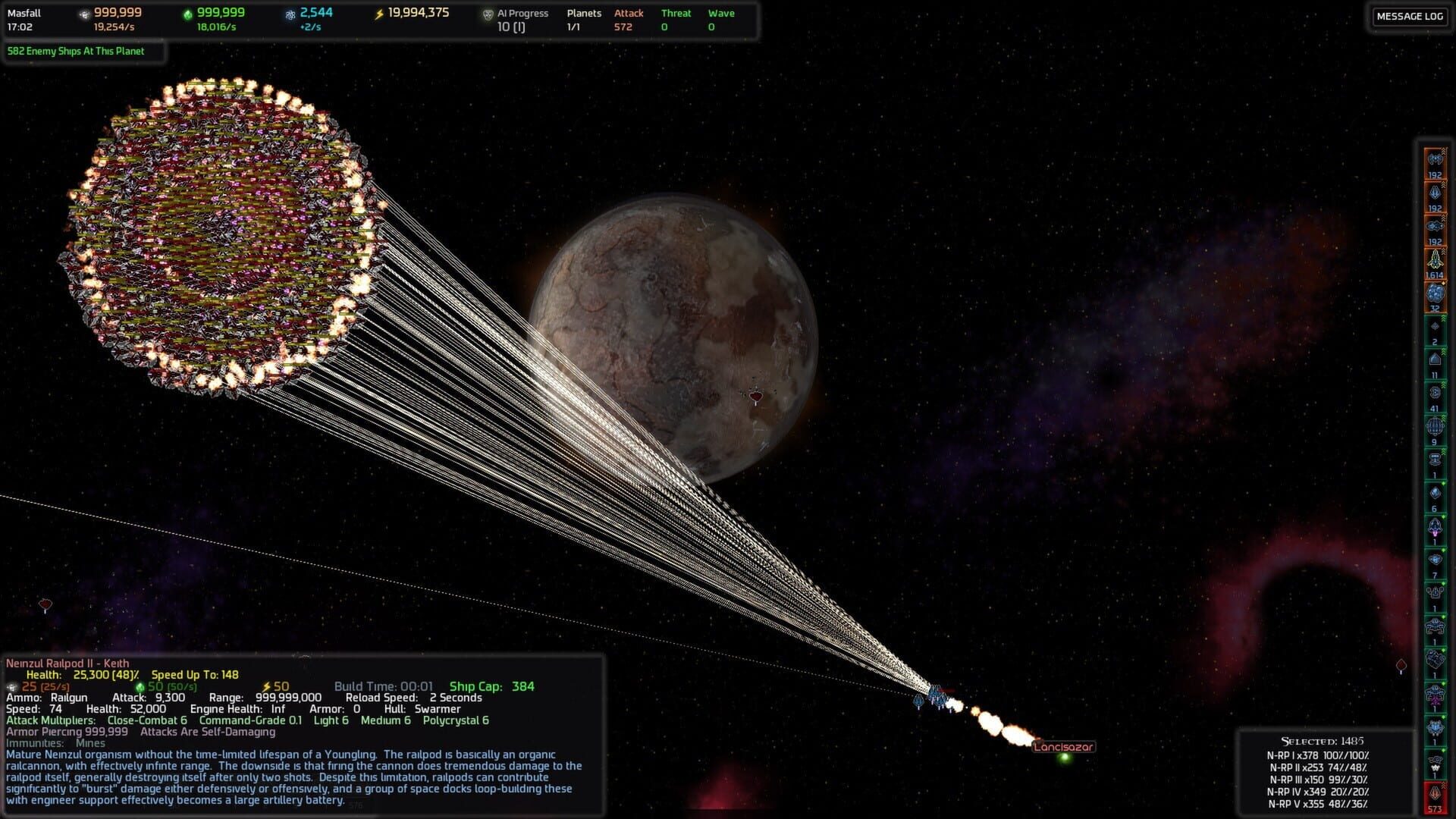Screenshot for AI War: Vengeance of the Machine