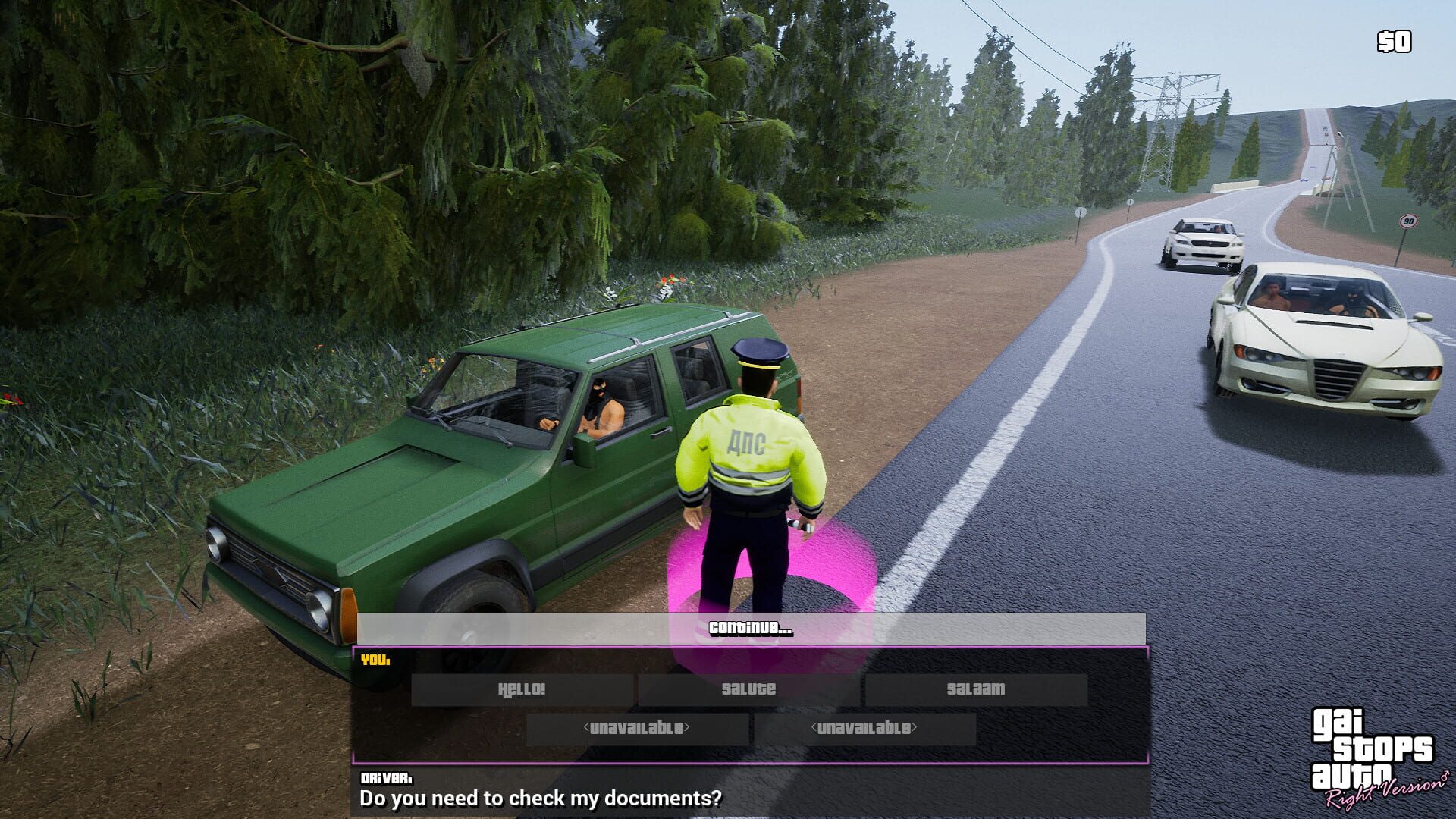 Screenshot for GAI Stops Auto: Right Version Simulator