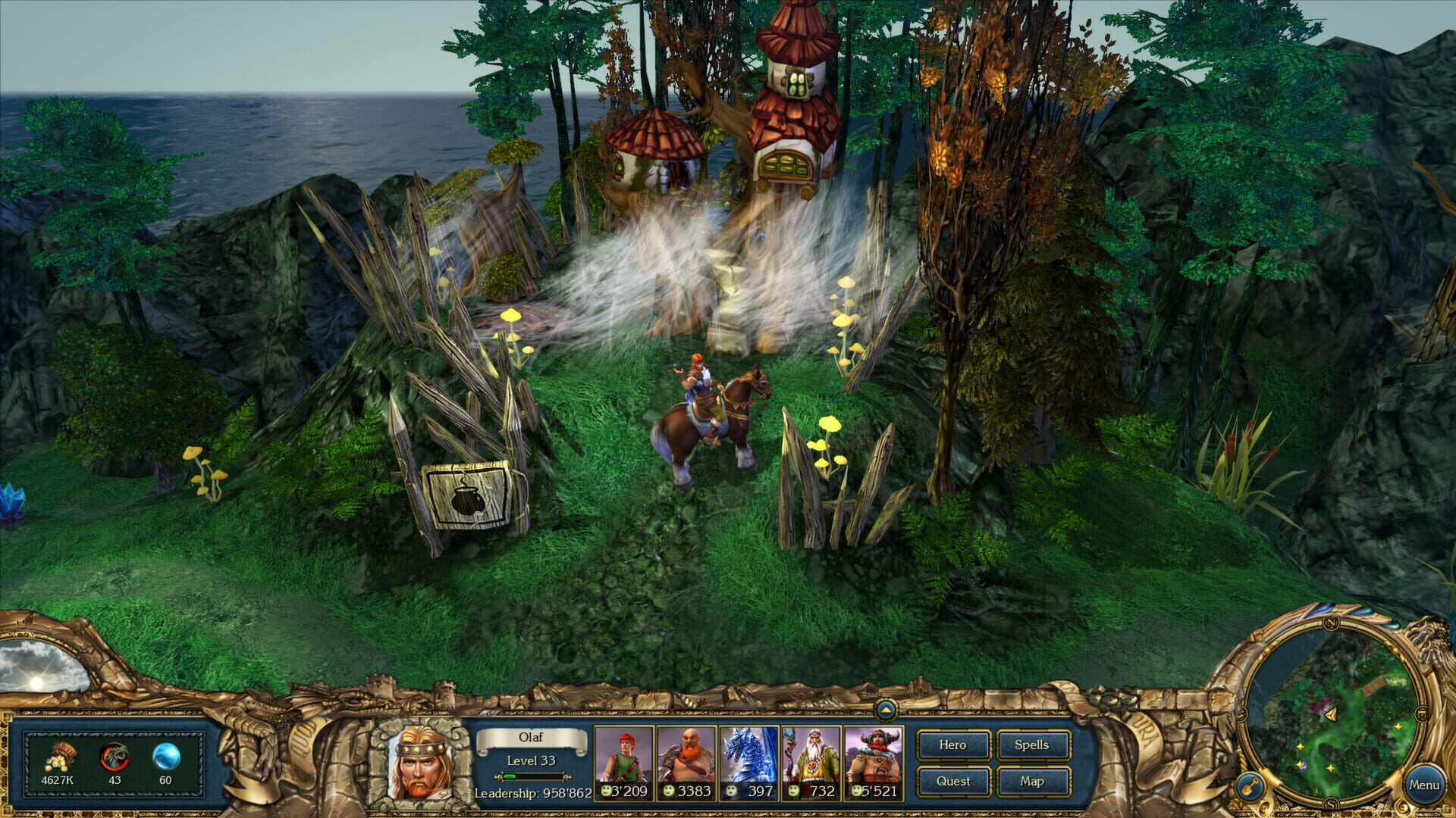 Screenshot for King's Bounty: Warriors of the North - Ice and Fire