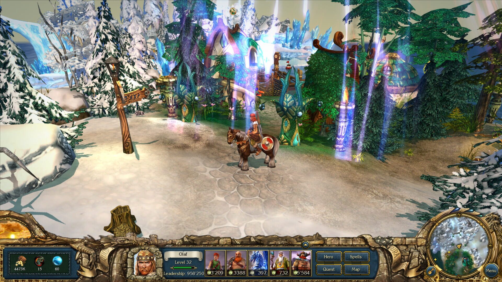 Screenshot for King's Bounty: Warriors of the North - Ice and Fire