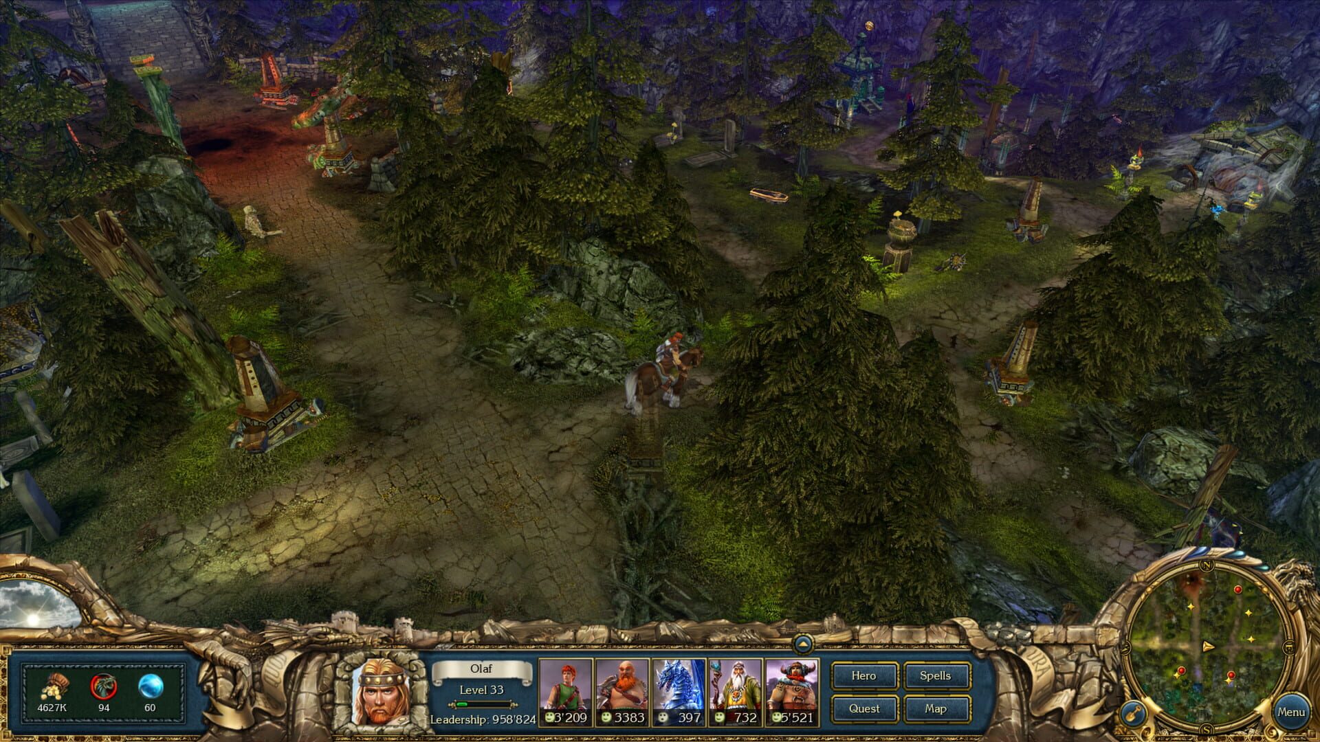 Screenshot for King's Bounty: Warriors of the North - Ice and Fire