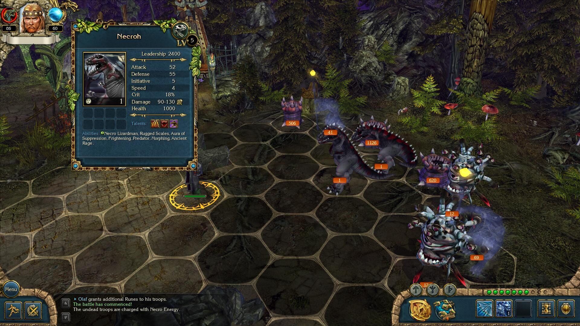 Screenshot for King's Bounty: Warriors of the North - Ice and Fire