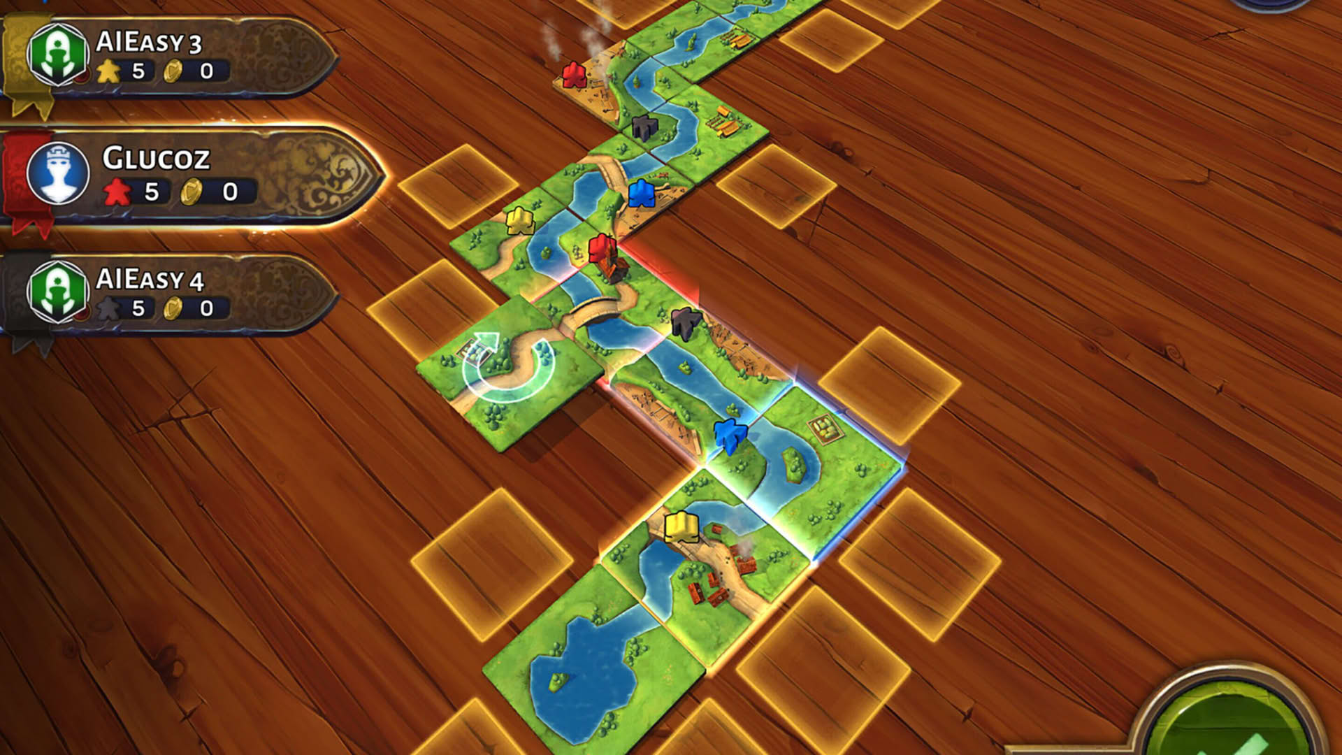 Screenshot for Carcassonne: The Official Board Game - The River