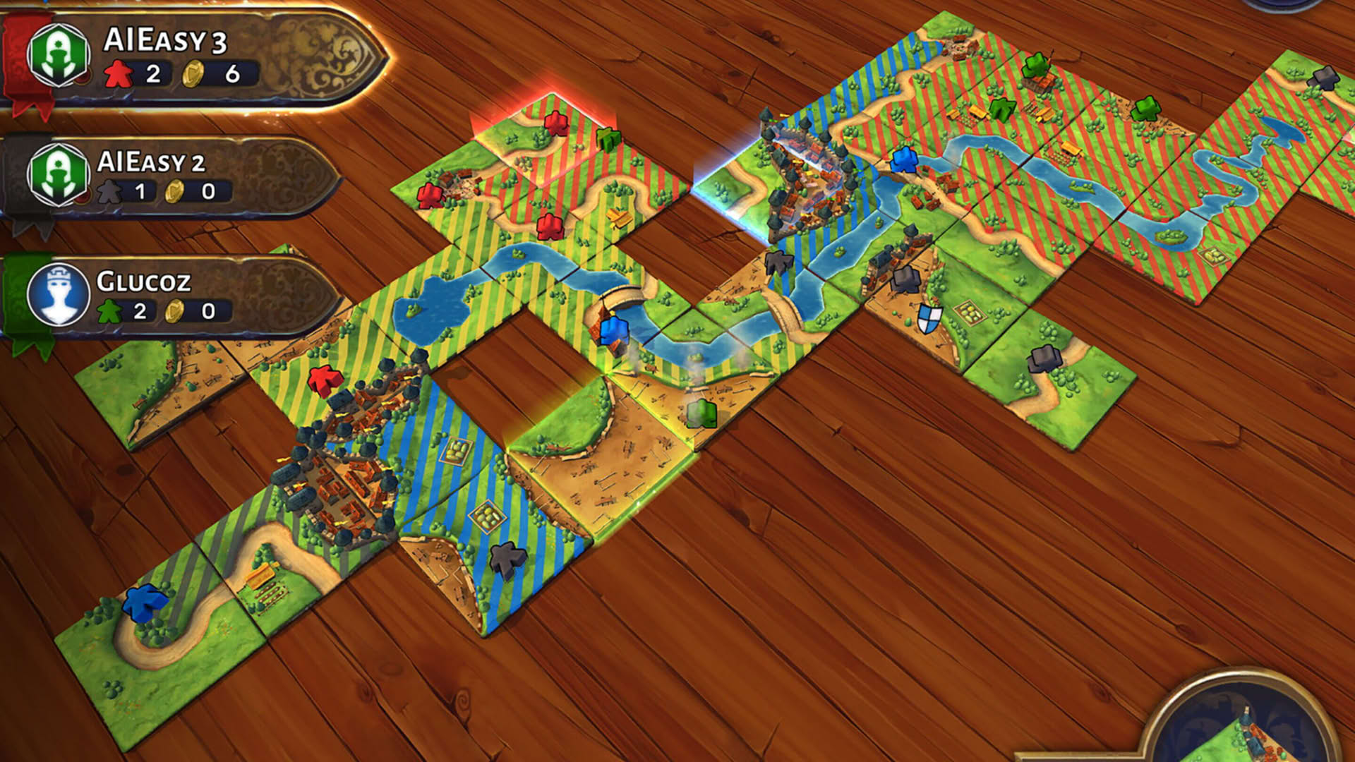 Screenshot for Carcassonne: The Official Board Game - The River