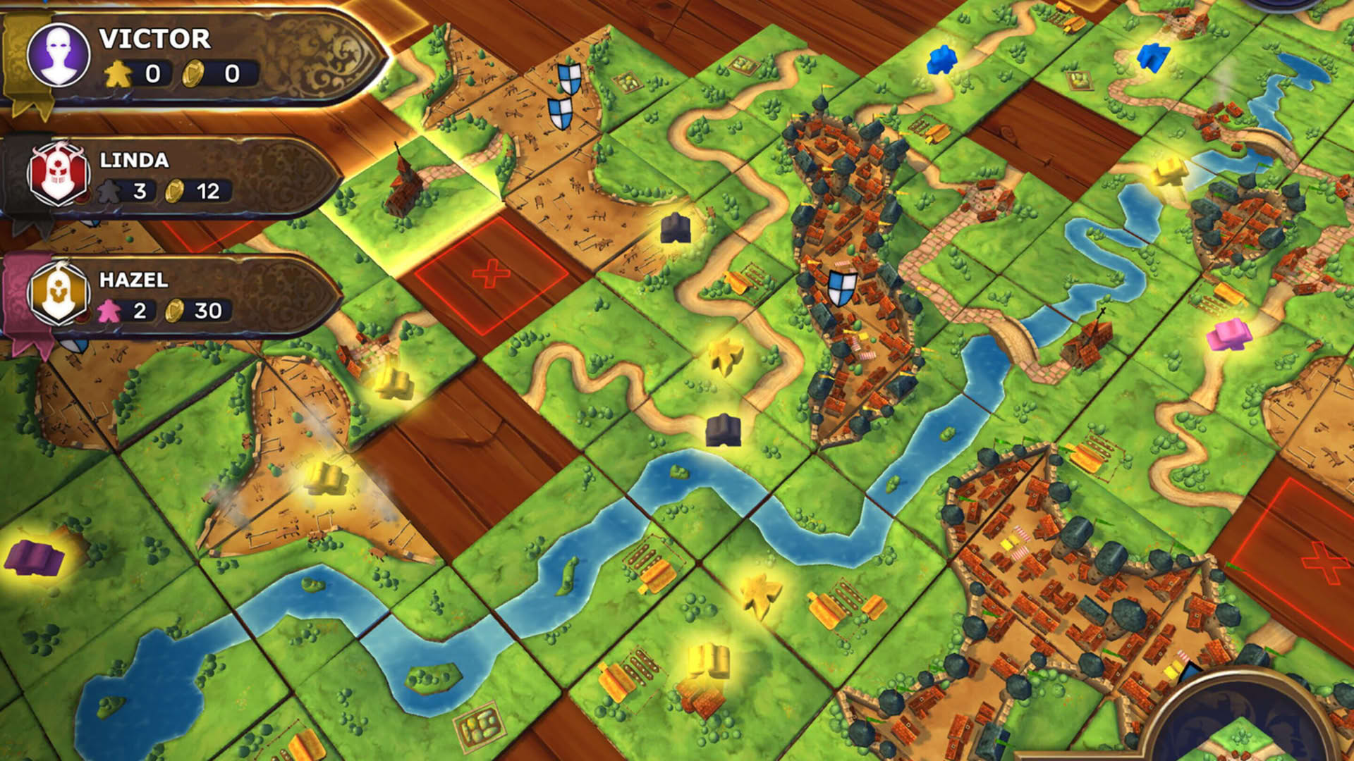 Screenshot for Carcassonne: The Official Board Game - The River