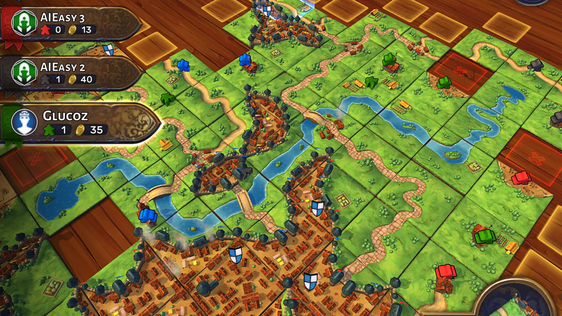 Screenshot for Carcassonne: The Official Board Game - The River