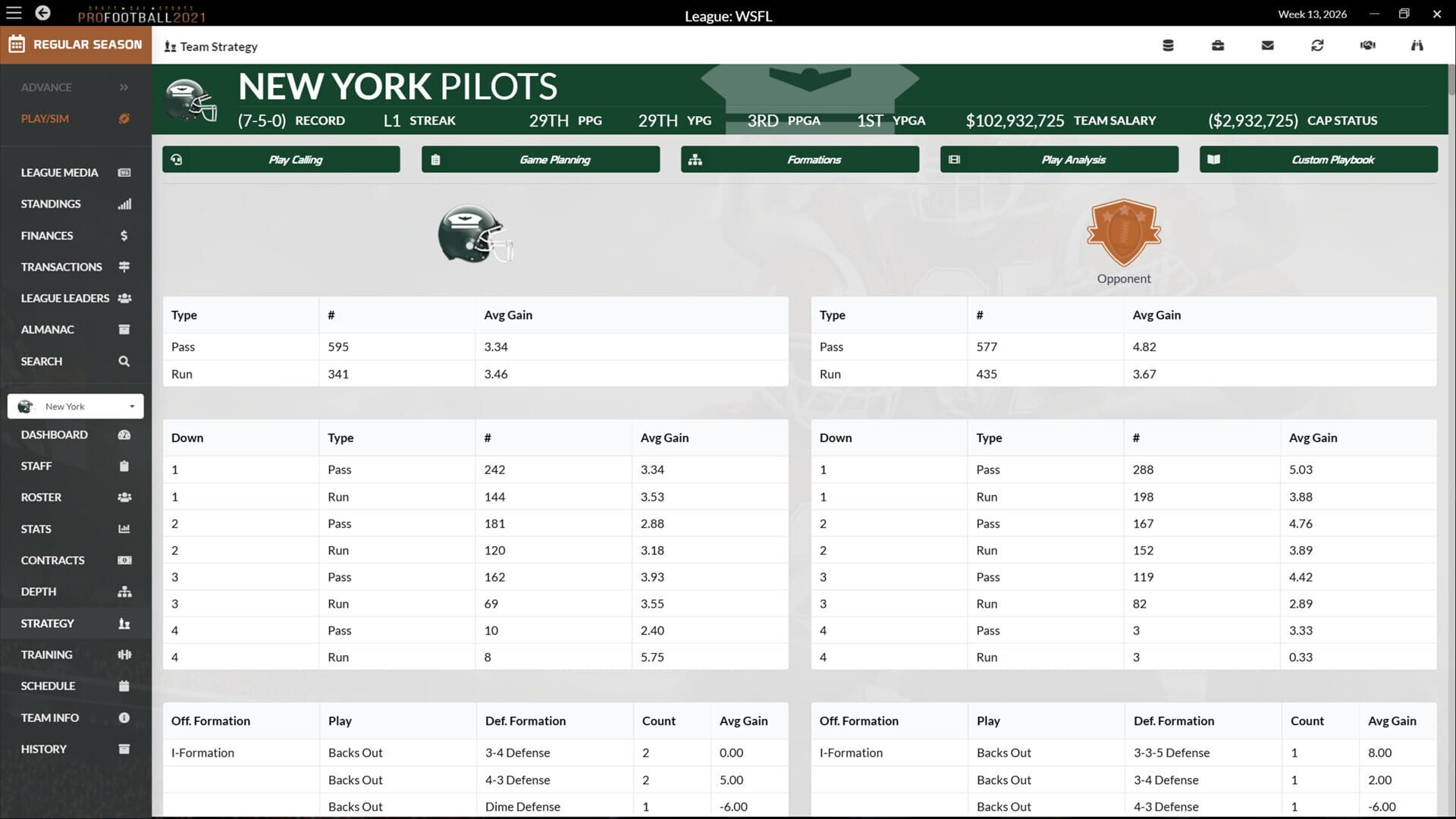 Screenshot for Draft Day Sports: Pro Football 2021