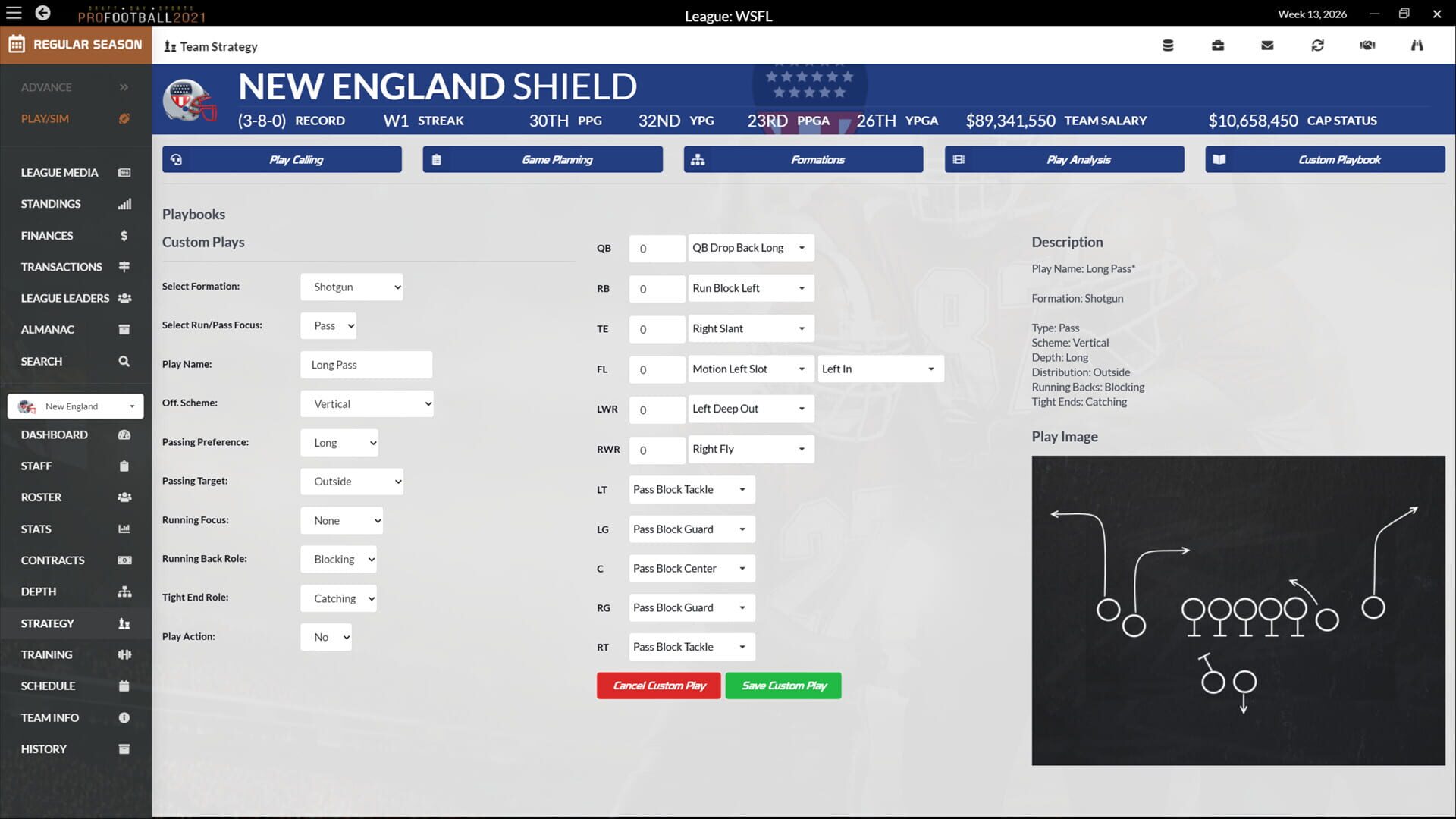 Screenshot for Draft Day Sports: Pro Football 2021