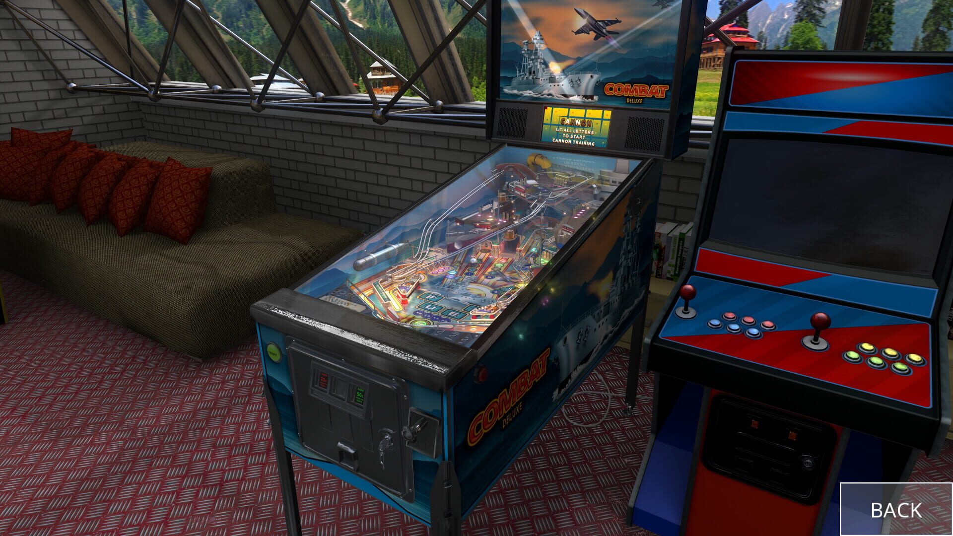 Screenshot for Zaccaria Pinball: Combat Deluxe Pinball Table