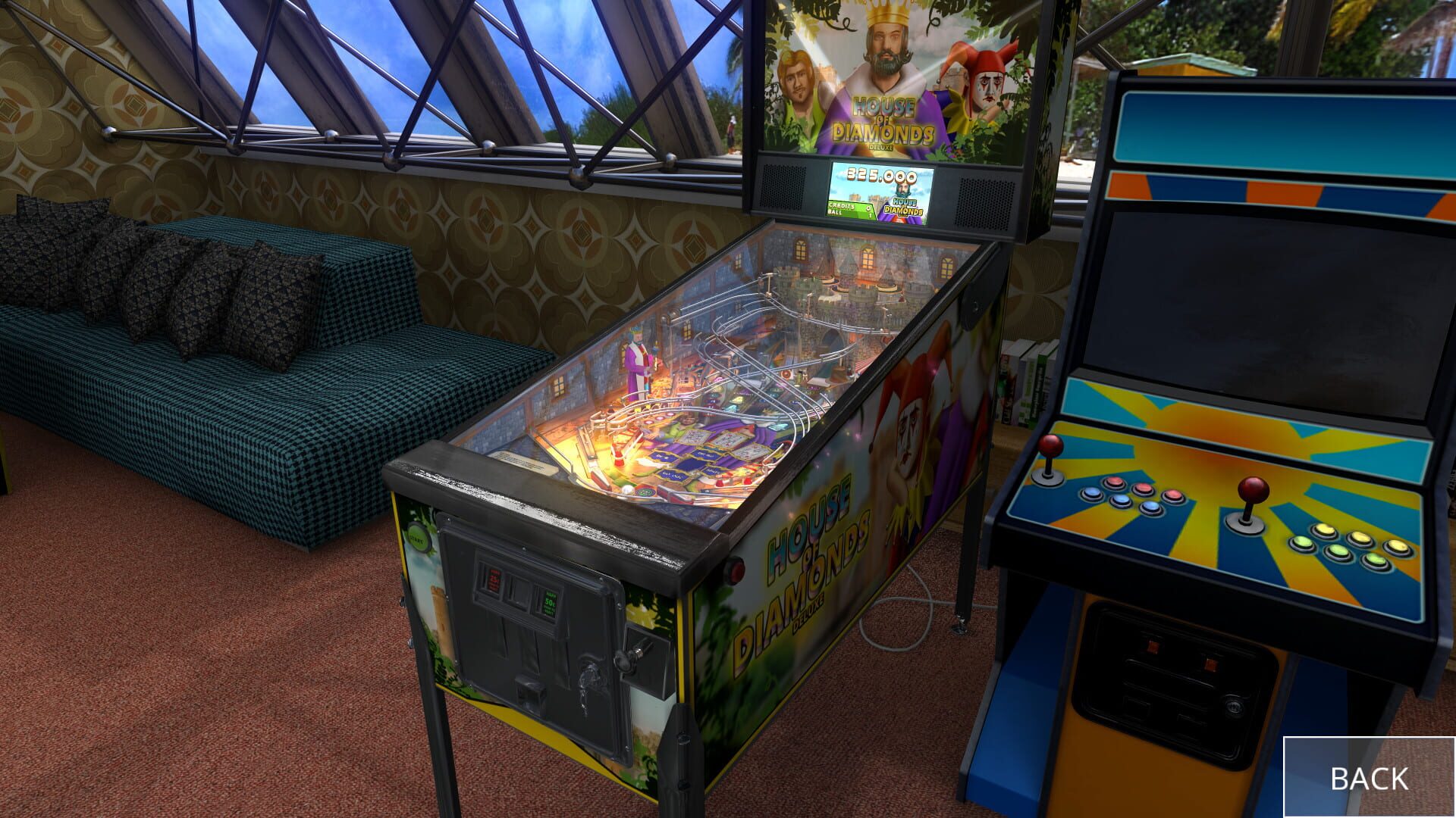 Screenshot for Zaccaria Pinball: House of Diamonds Deluxe Pinball Table