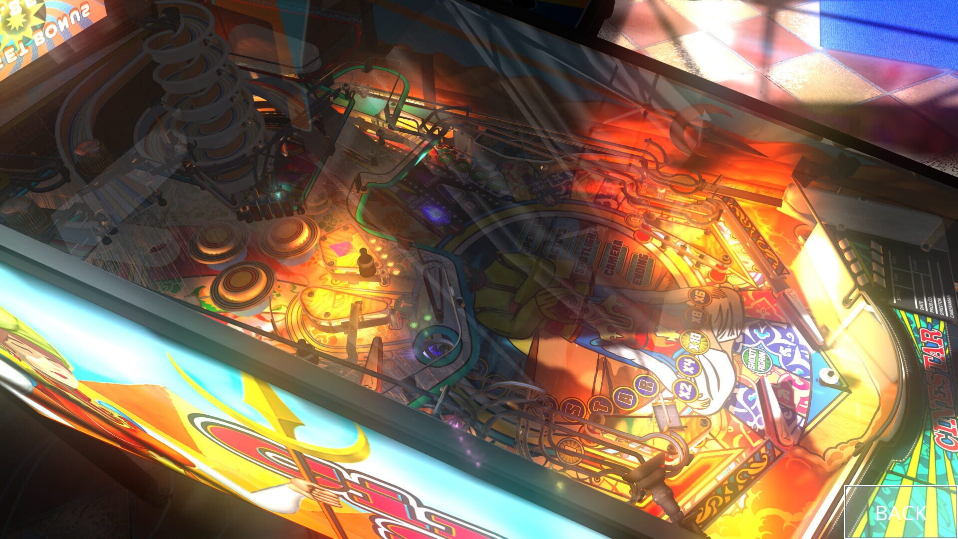 Screenshot for Zaccaria Pinball: Cine Star Deluxe Pinball Table
