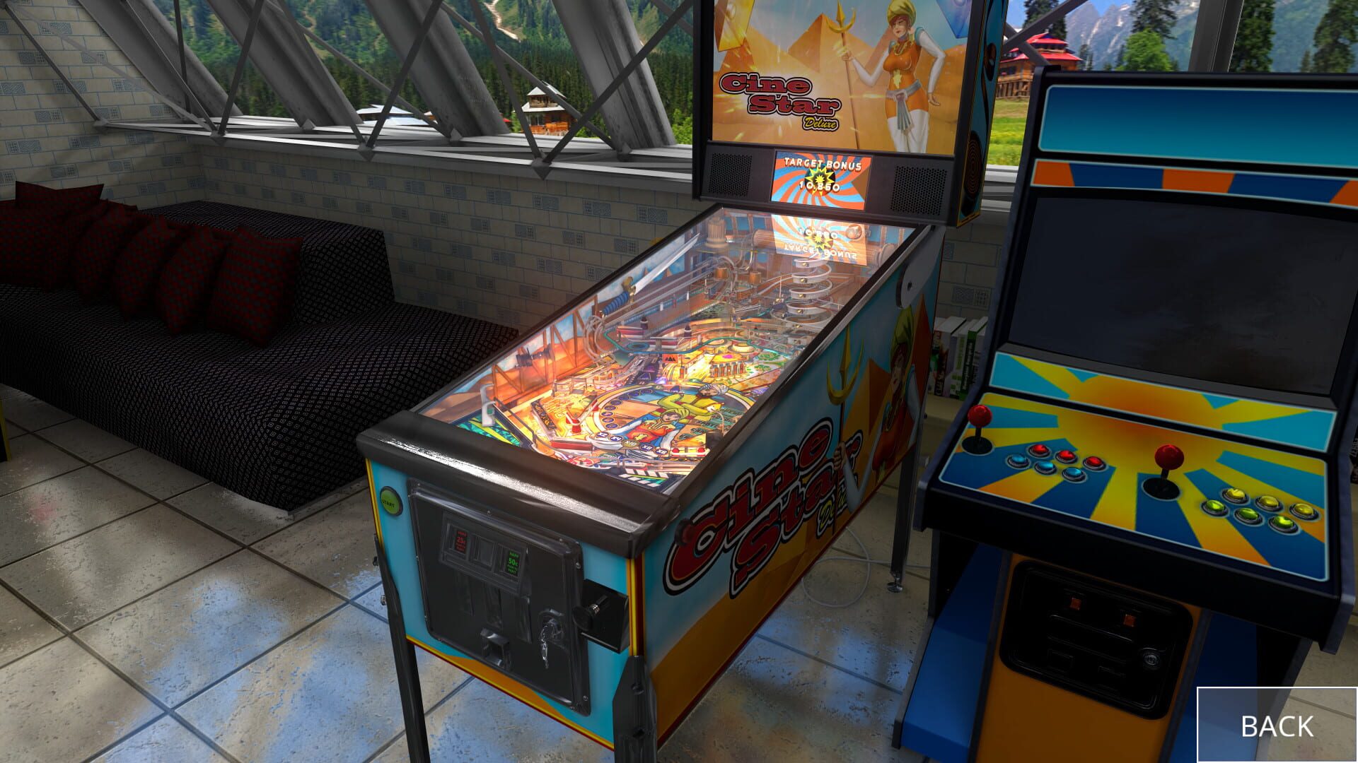 Screenshot for Zaccaria Pinball: Cine Star Deluxe Pinball Table