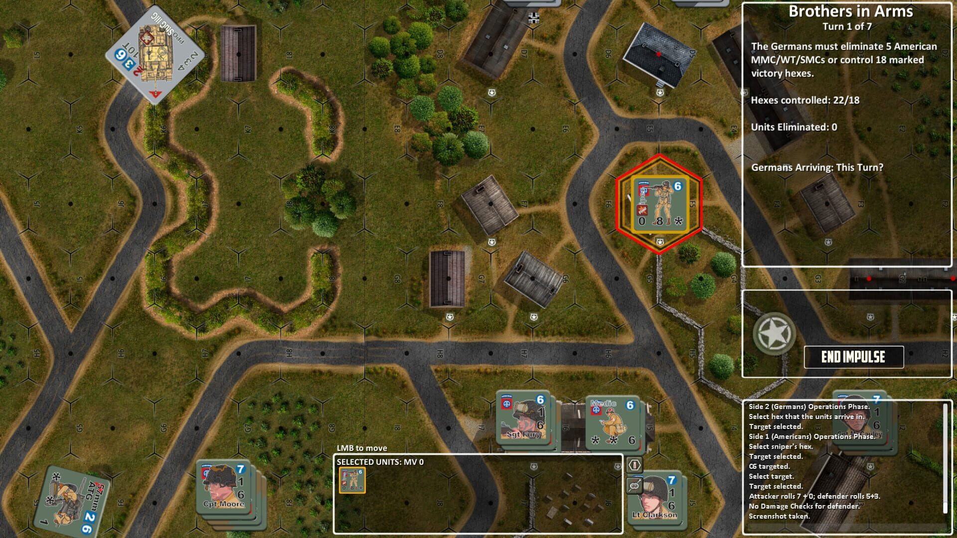 Screenshot for Lock 'n Load Tactical Digital: Heroes of Normandy - Battlepack 1