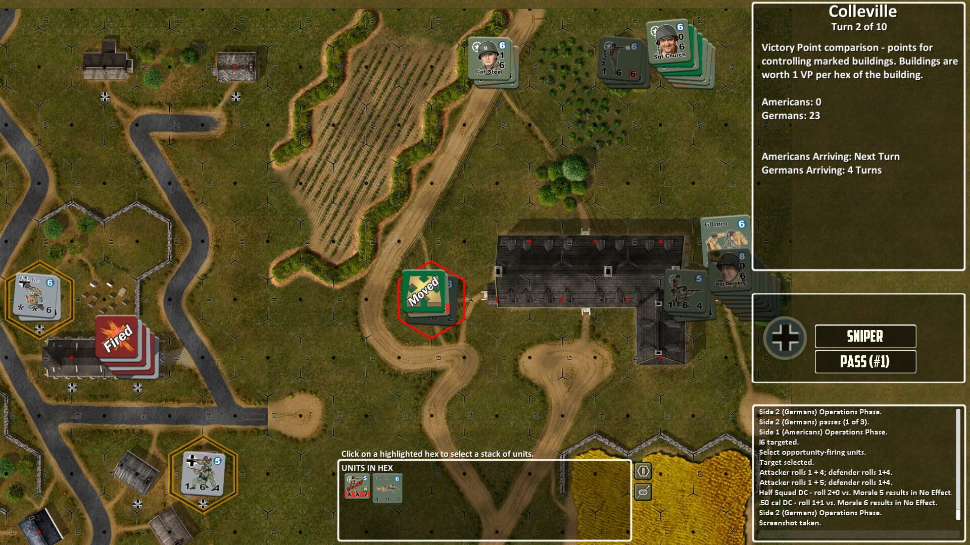 Screenshot for Lock 'n Load Tactical Digital: Heroes of Normandy - Battlepack 1