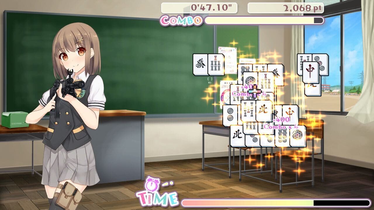 Screenshot for Bishoujo Battle Mahjong Solitaire