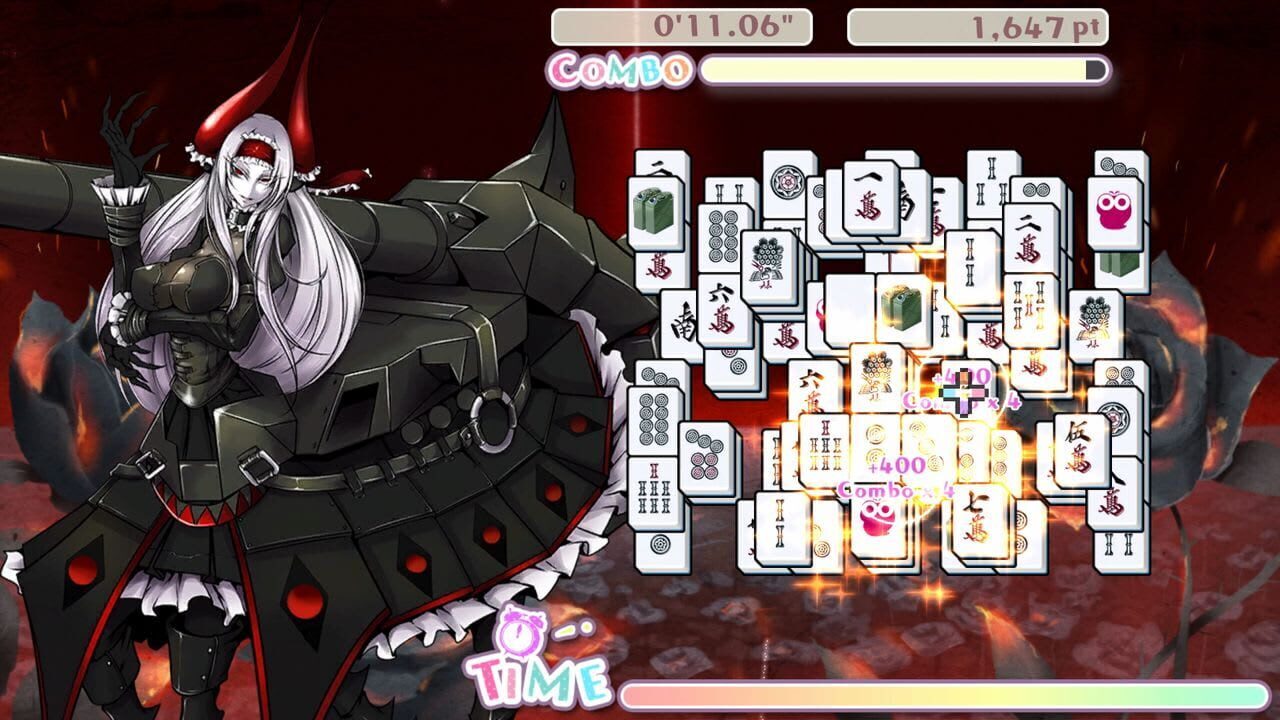 Screenshot for Bishoujo Battle Mahjong Solitaire