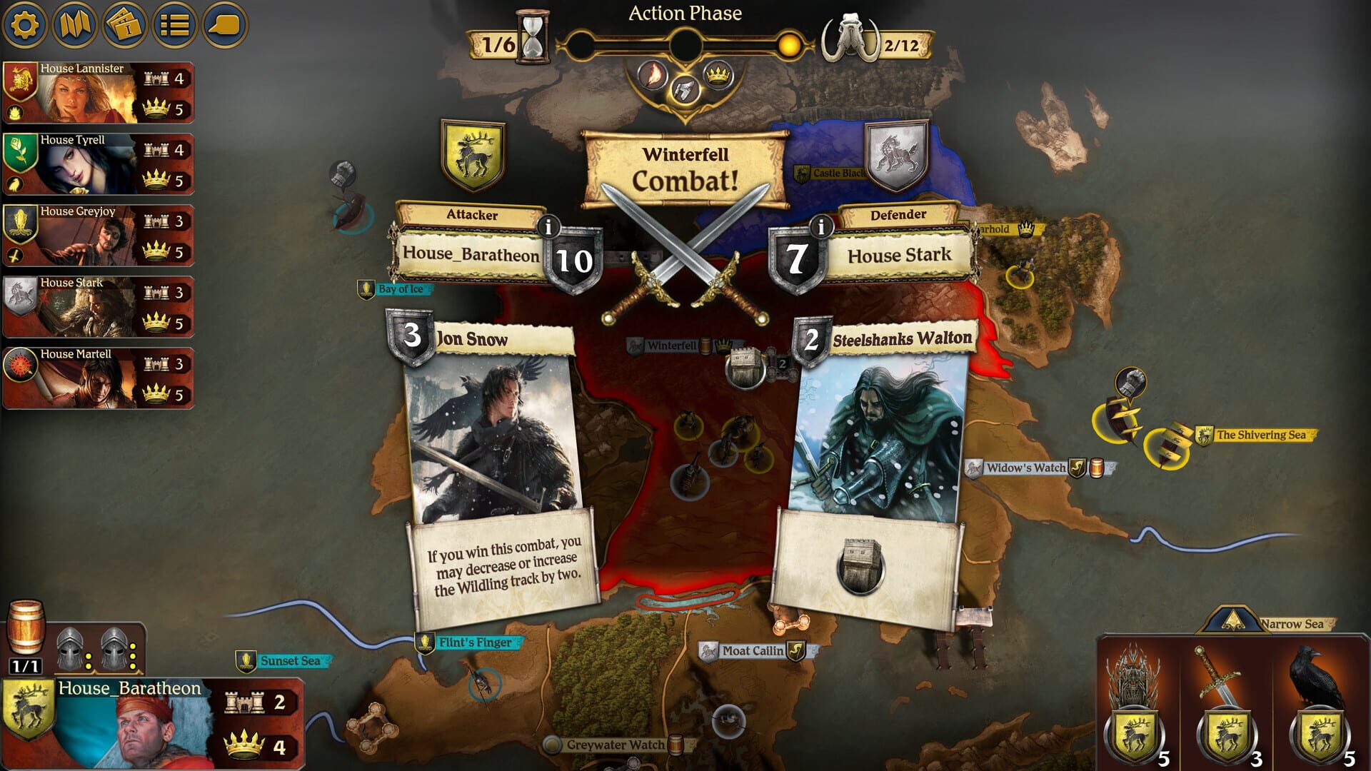 Screenshot for A Game of Thrones: The Board Game - Digital Edition: A Dance With Dragons
