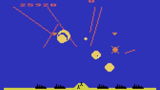Screenshot for Missile Command