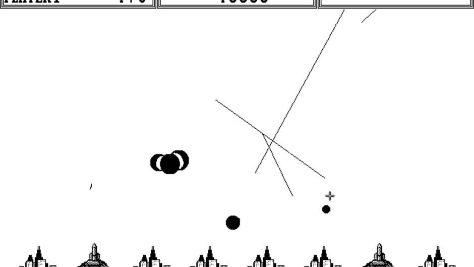 Screenshot for Missile Command