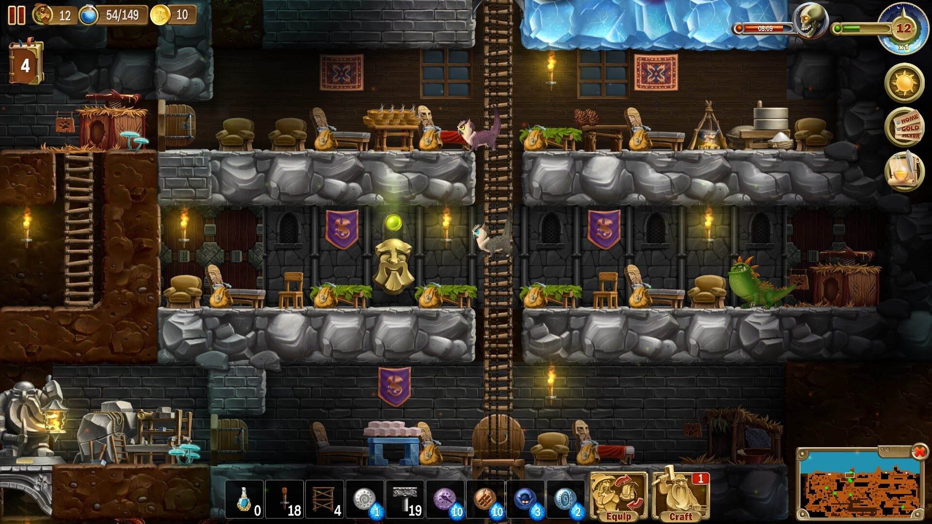 Screenshot for Craft the World: Sisters in Arms