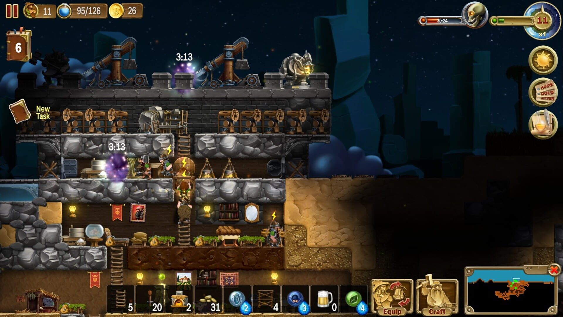 Screenshot for Craft the World: Sisters in Arms