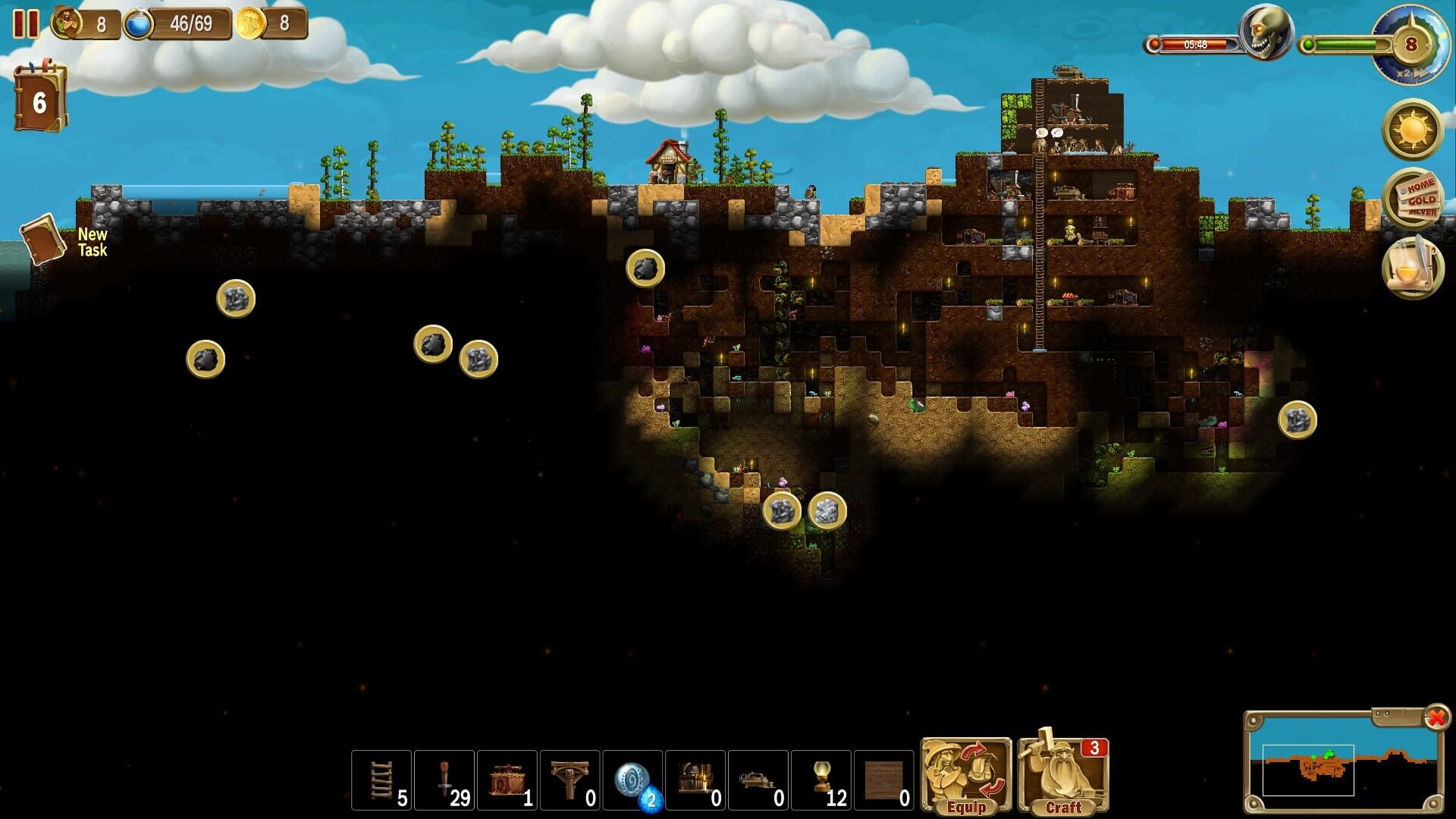 Screenshot for Craft the World: Sisters in Arms