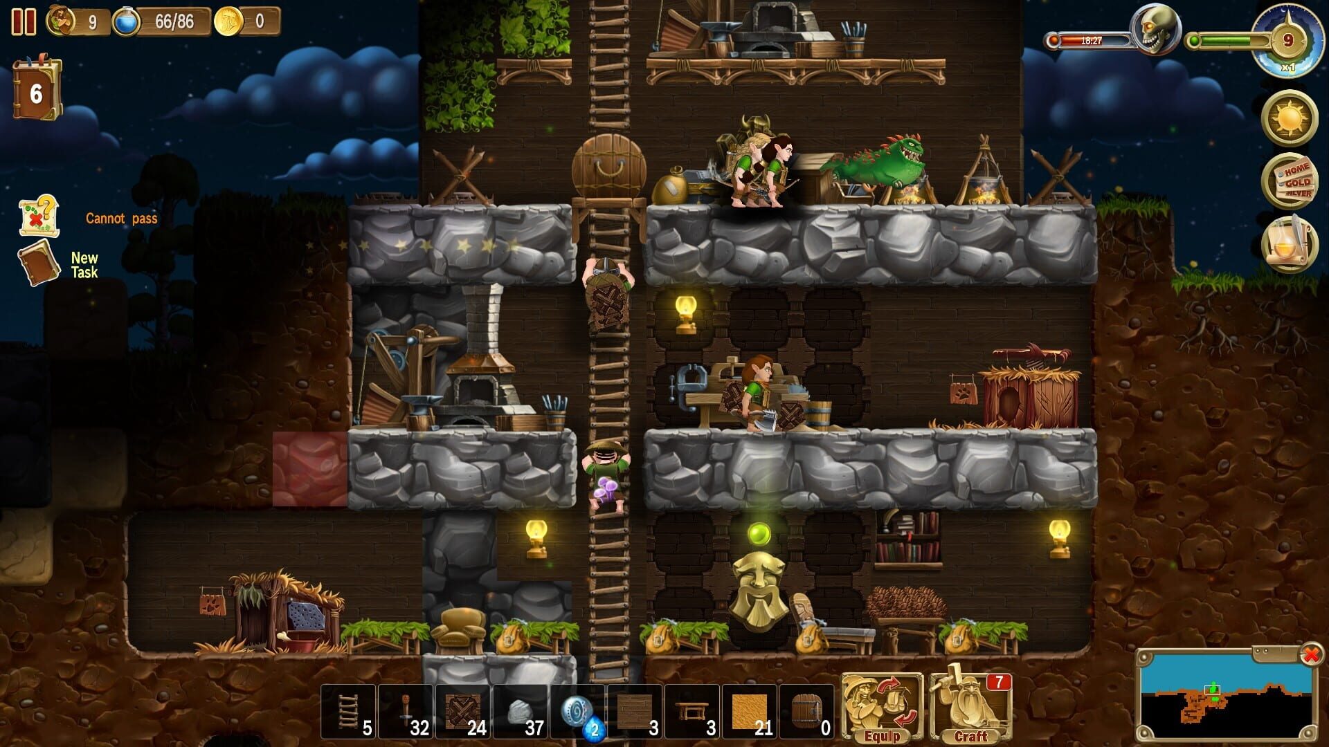 Screenshot for Craft the World: Sisters in Arms