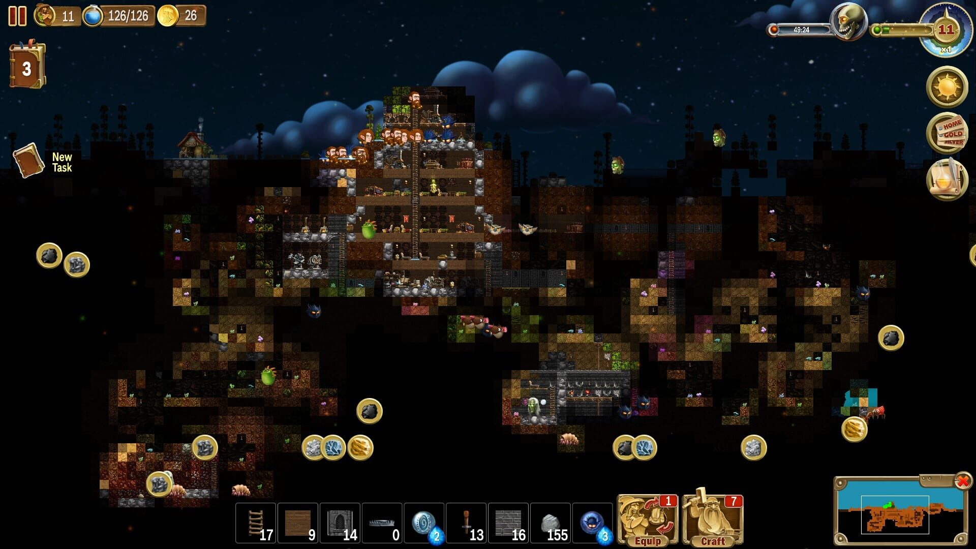 Screenshot for Craft the World: Sisters in Arms