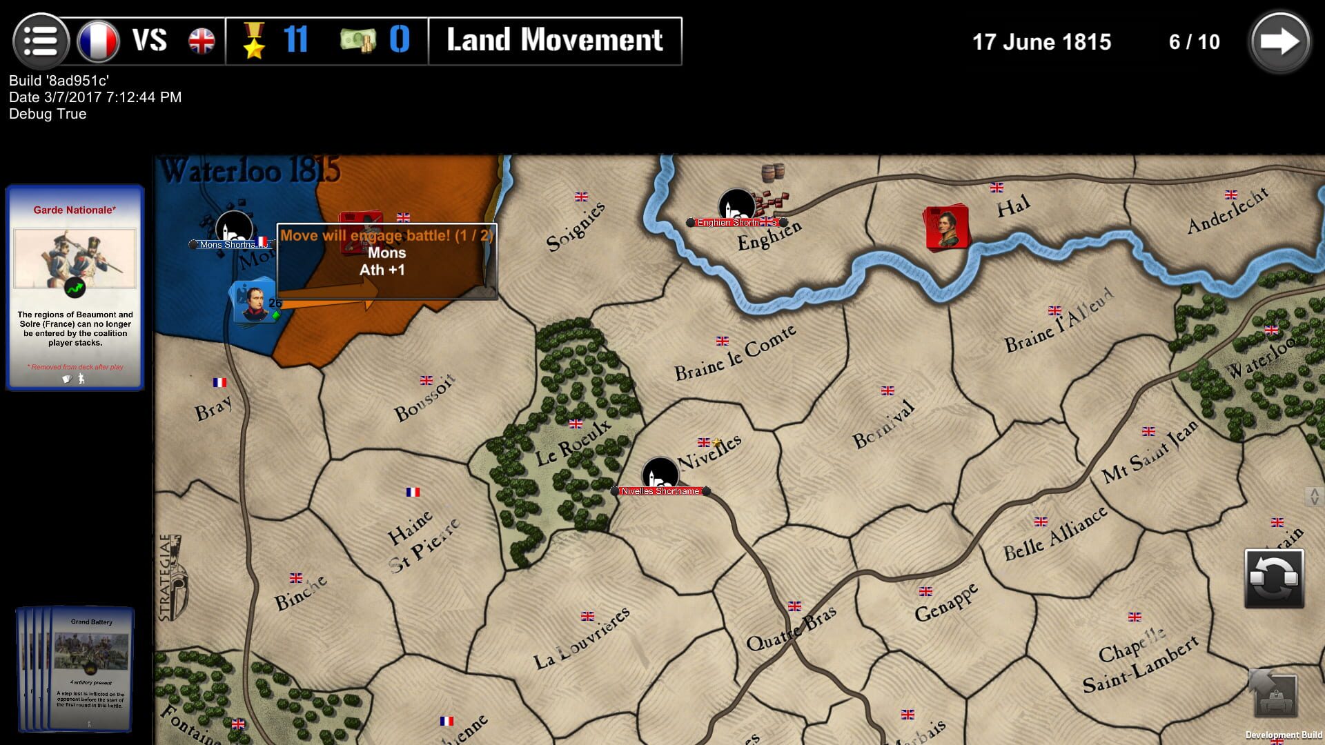 Screenshot for Wars Across the World: Waterloo 1815