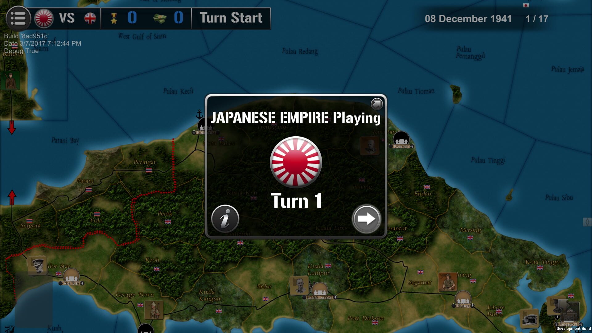 Screenshot for Wars Across the World: Malaya 1941