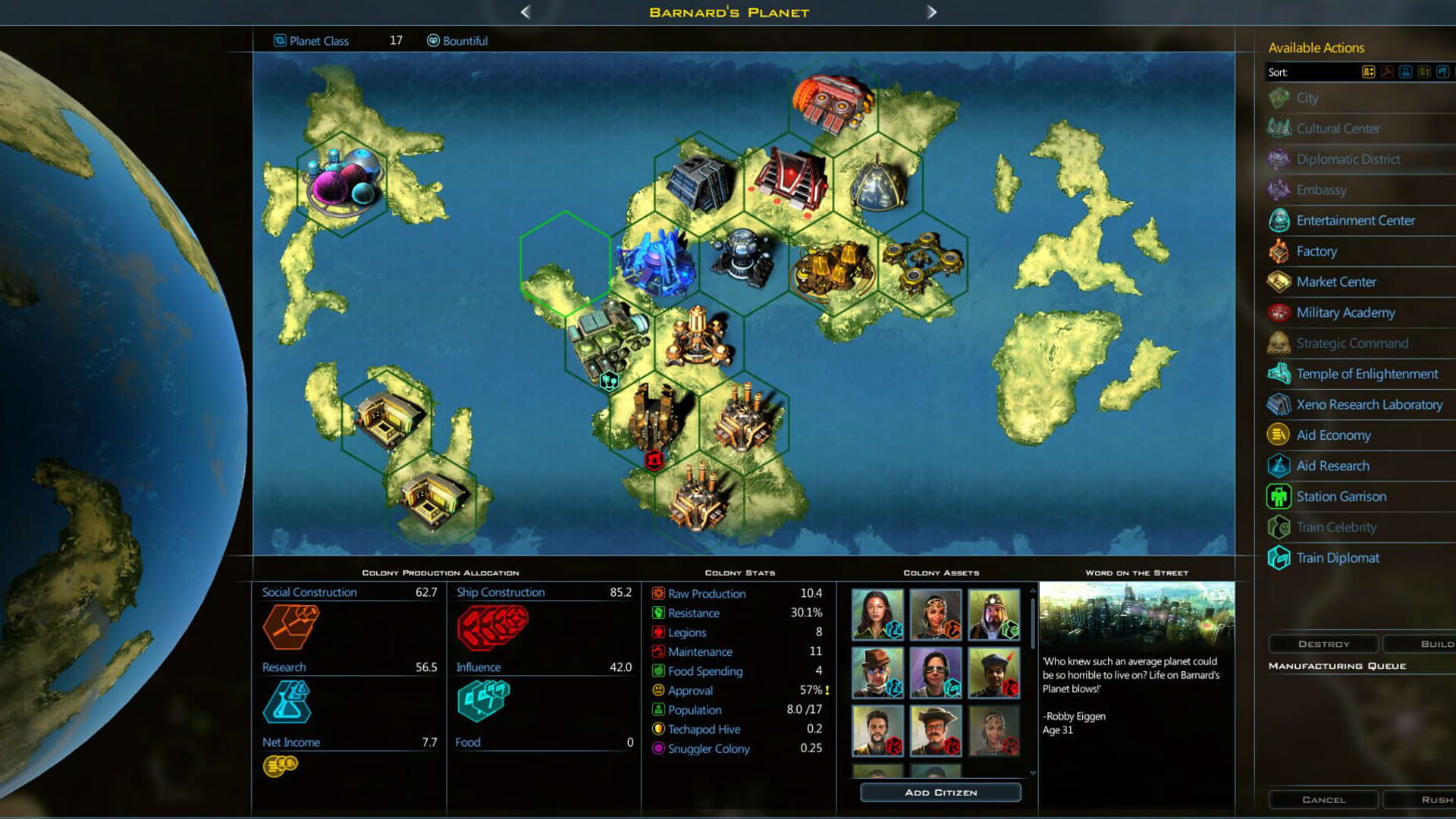 Screenshot for Galactic Civilizations III
