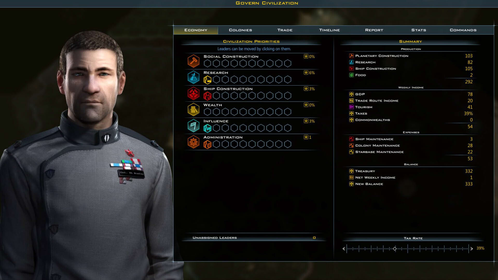 Screenshot for Galactic Civilizations III