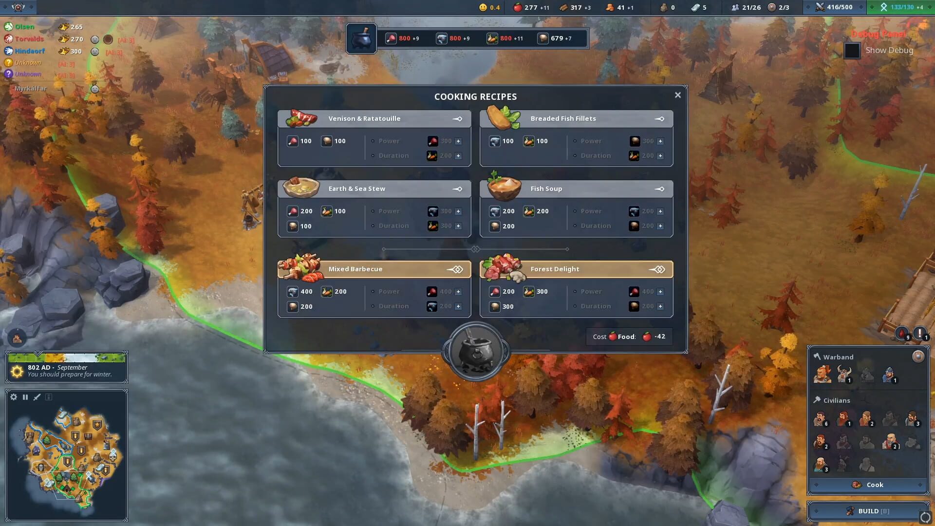 Screenshot for Northgard: Ratatoskr, Clan of the Squirrel