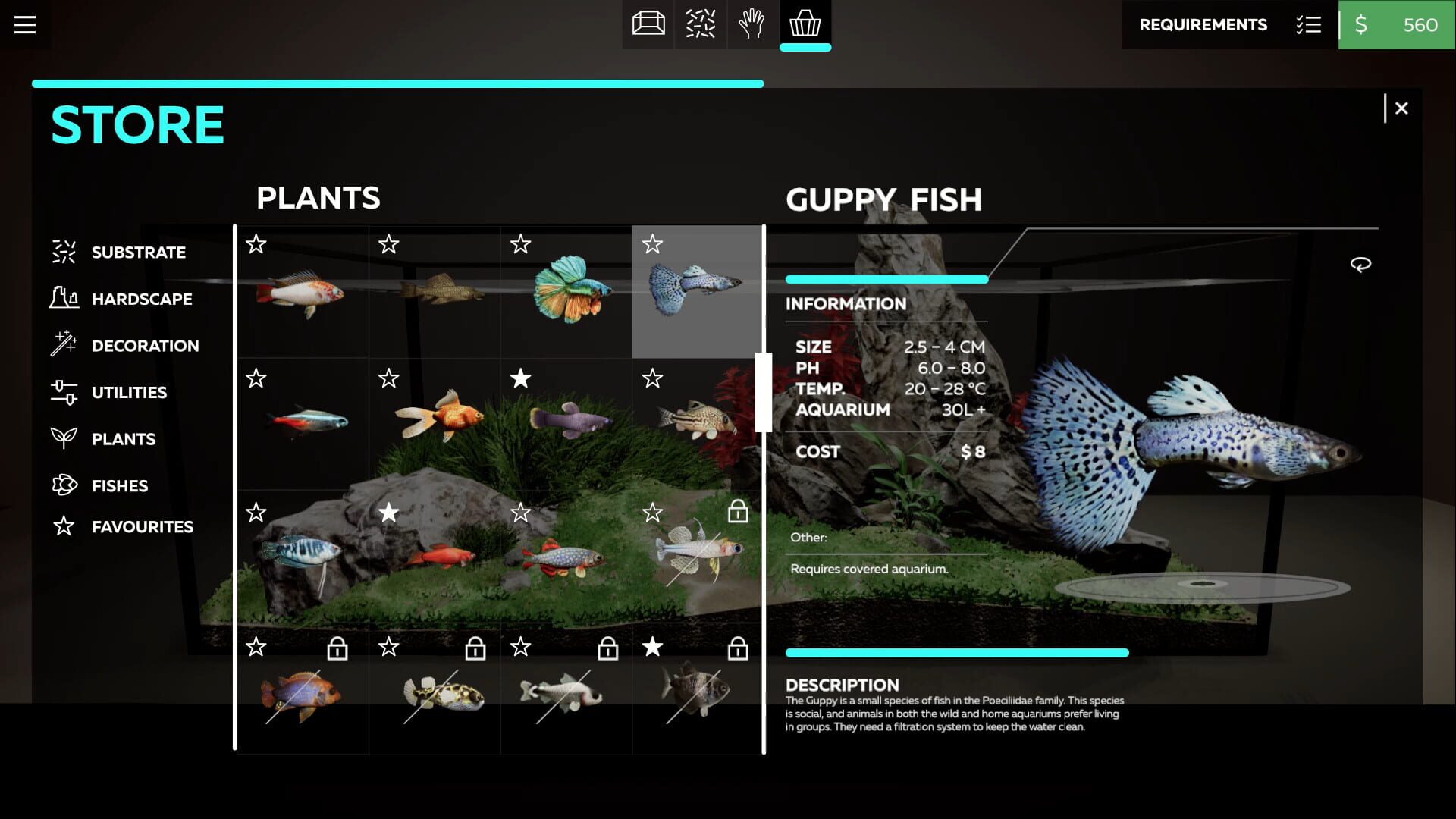 Screenshot for Aquarium Designer