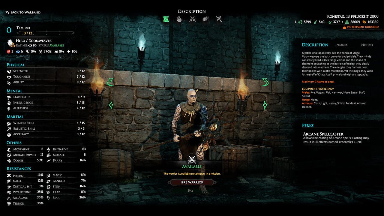 Screenshot for Mordheim: City of the Damned - Doomweaver