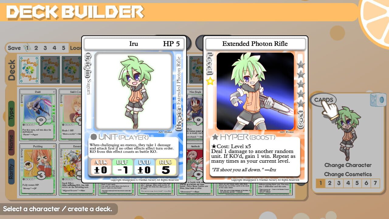 Screenshot for 100% Orange Juice: Iru & Mira Character Pack