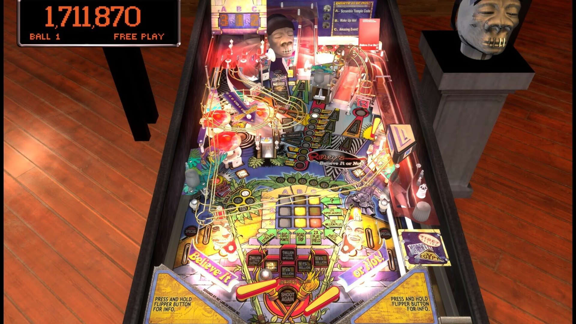 Screenshot for Stern Pinball Arcade: Ripley's Believe It or Not!