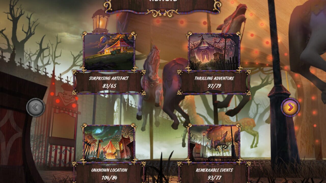 Screenshot for Dark Solitaire: Mystical Circus
