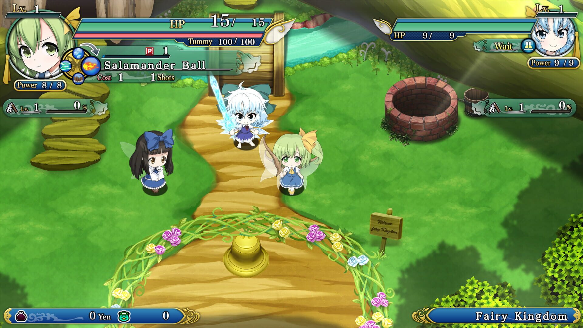 Screenshot for Touhou Genso Wanderer Reloaded: Daiyosei