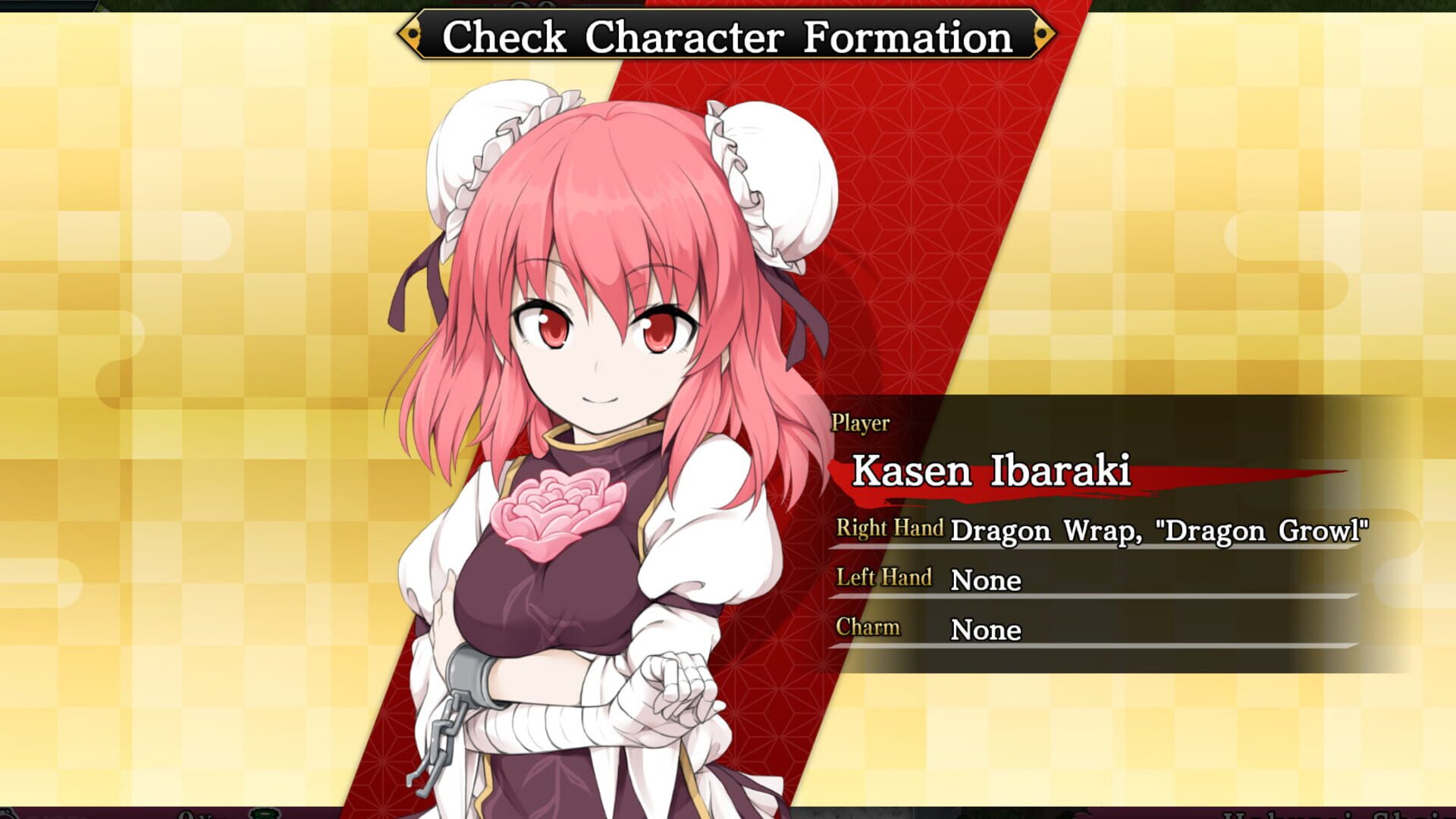 Screenshot for Touhou Genso Wanderer Reloaded: Kasen Ibaraki