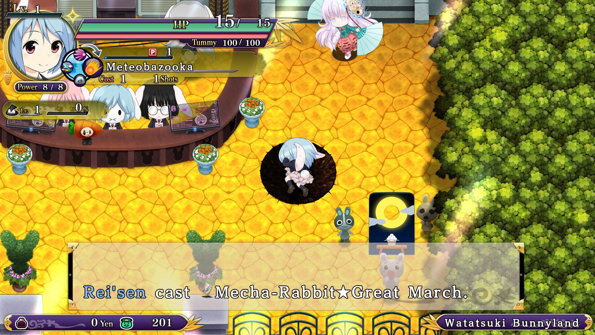 Screenshot for Touhou Genso Wanderer Reloaded: Rei'sen