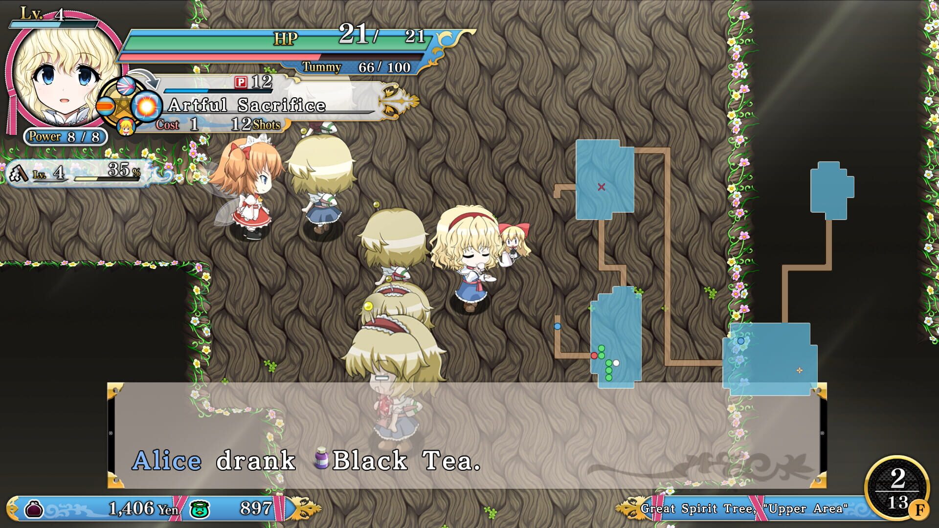 Screenshot for Touhou Genso Wanderer Reloaded: Alice Margatroid