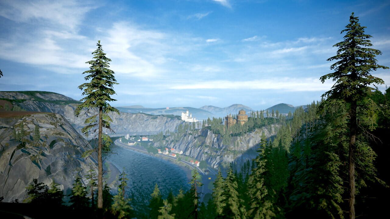 Screenshot for Fernbus Simulator: Rhine Gorge